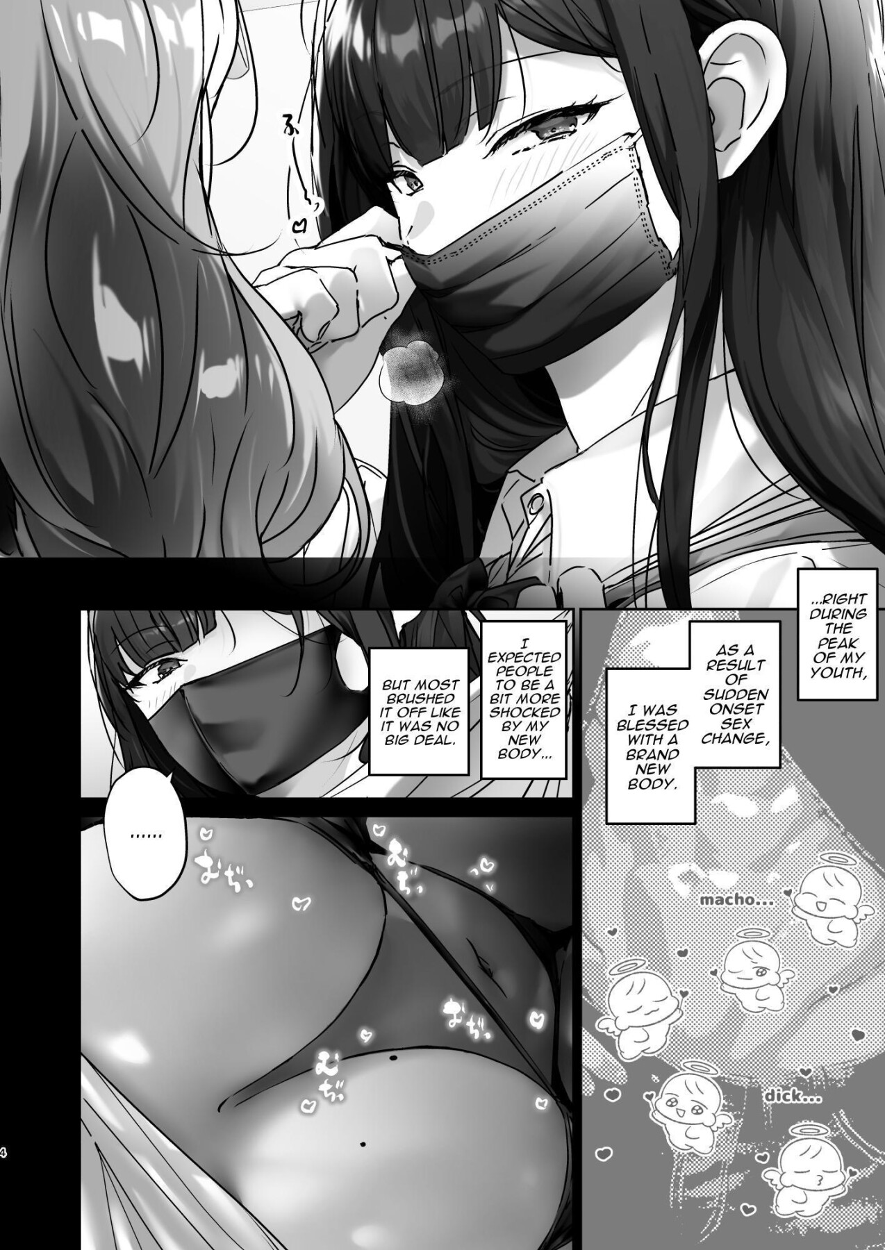 Hentai Manga Comic-Having Transformed into a Woman, I Want to Have Sex with a Male Pornstar-Read-3